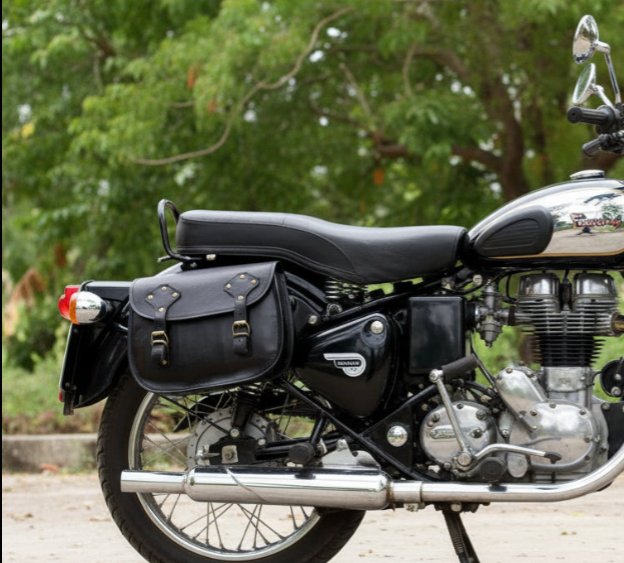 Tour Companion Black Motorcycle Bag