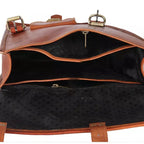 Vintage Leather Bike Saddlebag Pair