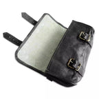 Leather Motorcycle Black Round bags