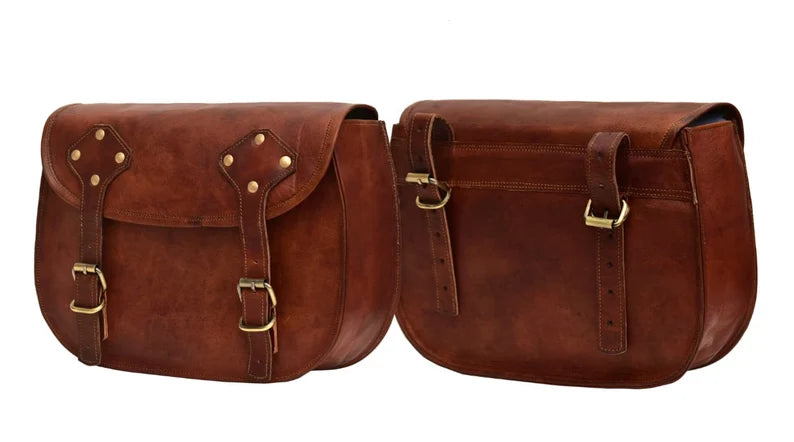 Handcrafted Leather Motorcycle Bag