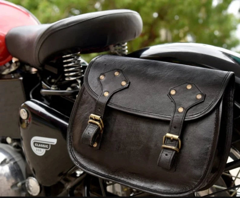 Tour Companion Black Motorcycle Bag