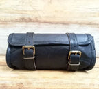 Leather Motorcycle Black Round bags