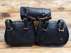 Premium Black Saddlebag Combo (3-Piece)